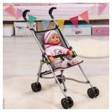 Bayer Design Dolls: Umbrella Stroller in Grey