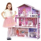 Robud Victoria Wooden Dollhouse for Kids.