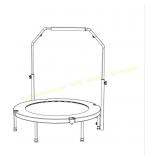 FutureGlide 40in. Foldable Mini Trampoline