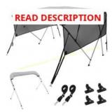 VEVOR 4 Bow Bimini Top Boat Cover, NO SIDE WALLS
