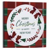 ArtbyHannah 12x12 Christmas Canvas Wall Art