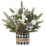 Super Holiday Check Plaid Tree, Indoor