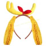 2 Ct. Deer Antler Headband with Dog Ears - Costume