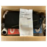 Unbranded Blue Pool Volleyball Net w/ Scoreboard