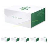 6 Christmas Gift Boxes with Lids 9x6.5x3.8