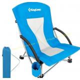 KingCamp Low Beach Chair Folding Portable