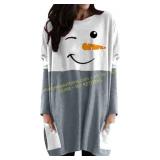 MOUSYA Women Christmas Long Sleeve Pullover