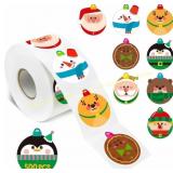 4 ct. Hebayy 500 PCS Xmas Stickers (1.5  Each)