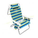 Caribbean Joe Silver Aluminum Lounge Chair
