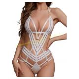 NIUIY Cutout Strappy Lingerie Set Plus Size