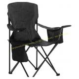 Amazon Basics Camping Chair, Large, Black