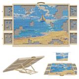 No Brand 35x26 Puzzle Board w/ 6 Drawers
