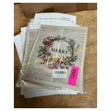 16ct Holiday Party Stickers & 2 Ct Christmas Print