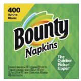 Bounty Paper Napkins White - 400ct