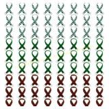 72 Pc. Mini Christmas Scarves 7.9x0.6 Inch