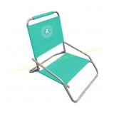Caribbean Joe Silver Foldable Lounge Chair