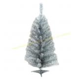 2Ct Celebrations Silver Christmas Tree 24 in.