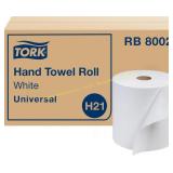 Tork Universal Hand Towel Roll, H21, 6x800 Ft