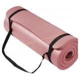 BalanceFrom Yoga Mat, 1in. Extra Thick, Pinkish