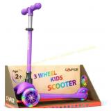 Campior Purple Mini 3 Wheel Scooter for Kids