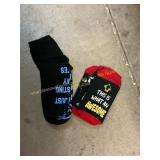 2Ct Novelty Socks