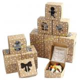 2ct FUSHENMU 24-Pack Xmas Bakery Boxes, 4x4x2.5