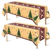 5ct OHOME Christmas Decorations Tablecloth, 2 Pack
