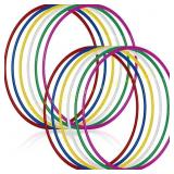 Syhood 6 Pcs Glitter Exercise Hoops