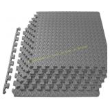 Prosource Puzzle Mat   in, 24 Sq Ft, 6 Tiles