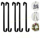 yvsay 5pcs Door Wreath Hanger Hook, Metal