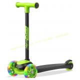 Scooter Stars Kids Scooter, LED Wheels, Green