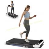 JURITS 2-in-1 Walking Pad, Portable Treadmill