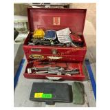 Stack-on tool box and tools