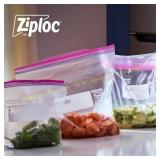 Ziploc 1 gal Storage Bags with Stay Open Design