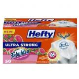 Hefty Ultra Strong Tall Kitchen Trash Bags (50)