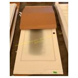2 ct. 36 in interior door with glass windows