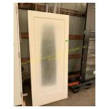 36 in interior door with glass window