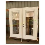 75 in double entry door