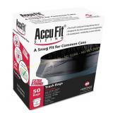 AccuFit 55-Gallon Black Trash Bag (50-Count)