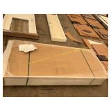 5 ct. 36 x 84 white doors (no frames)
