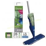 Bona Floor Mop Kit: Mop, Pad, Cleaner Liquid