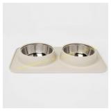 Silicone Pet Mat + Double Diner - 3.5 Cups