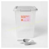 Pet Food Storage Tub w/Scoop - 20lbs - up&up