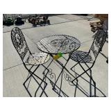 Patio table and 2 chairs