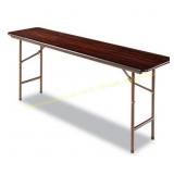 Alera Folding Table, 71.88w x 17.75d x 29.13h