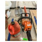 Stihl ms170 chainsaw and oil
