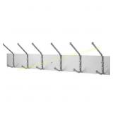 Safco 6 Hook Wall Coat Rack