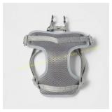 Reflective Basic Mesh Dog Harness - S - Gray