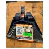 Casabella Bluue Broom Head and Dustpan