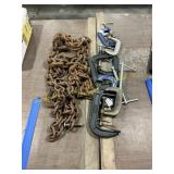 Log chain , c clamps